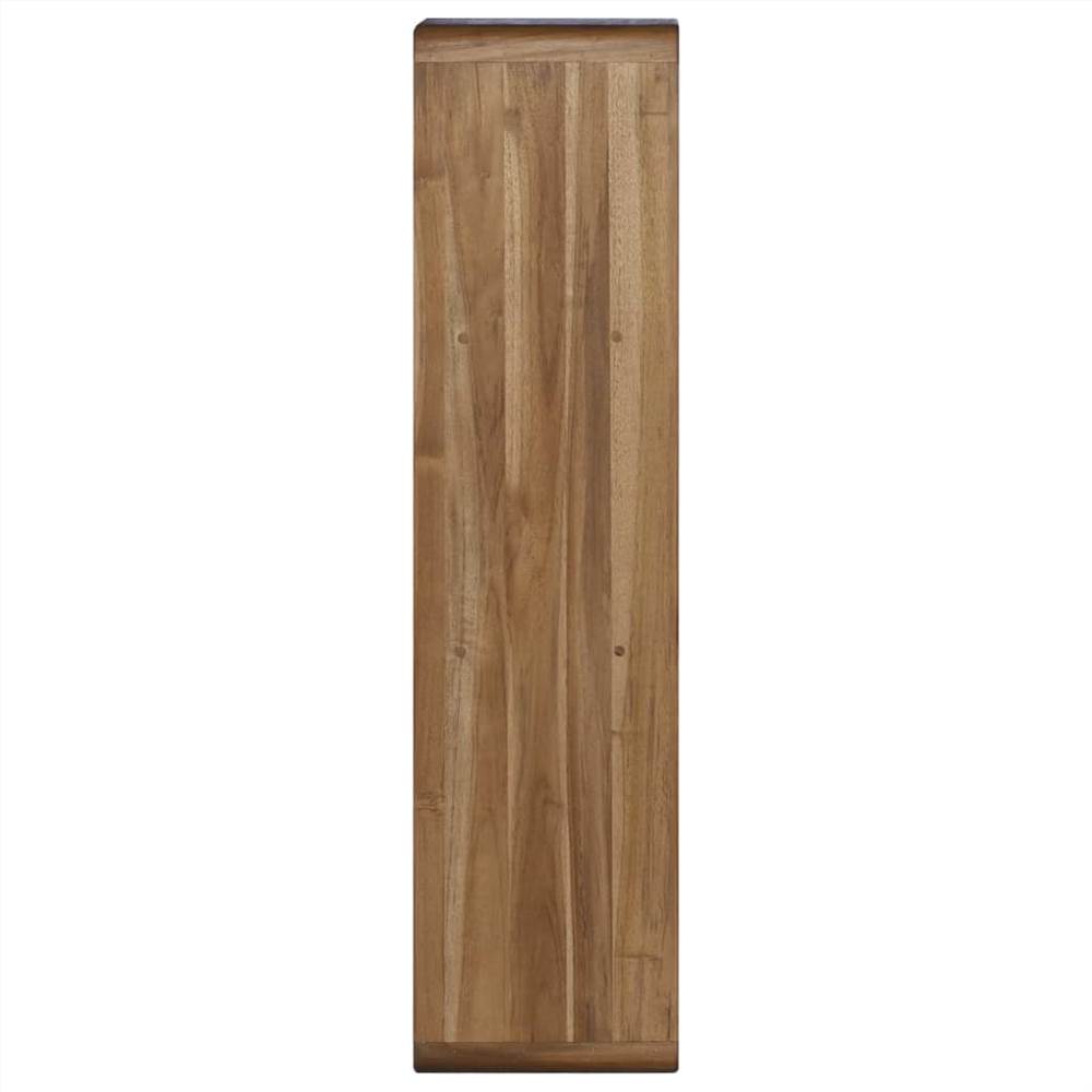 Wall-mounted Bathroom Cabinet 25x25x100 cm Solid Teak Wood