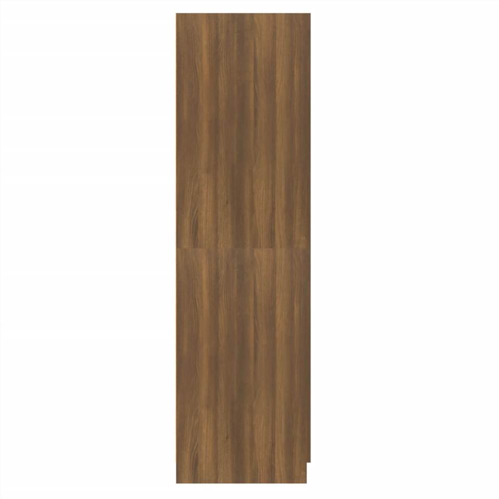 Wardrobe Brown Oak 80x50x180 cm Engineered Wood