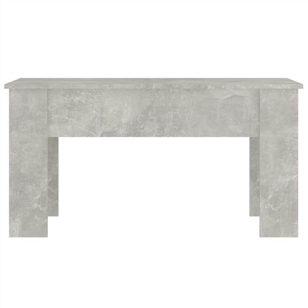 Coffee Table Concrete Grey 101x49x52 cm Engineered Wood