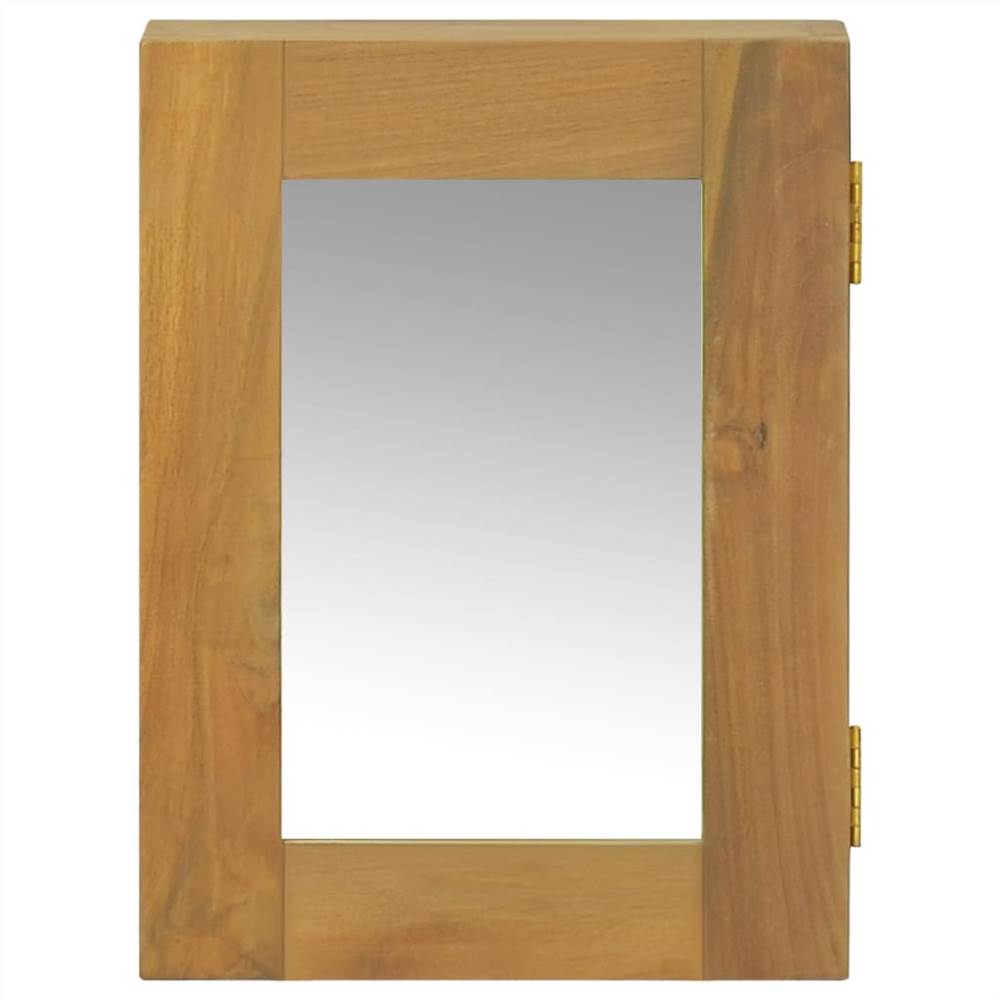 Mirror Cabinet 30x10x40 cm Solid Wood Teak