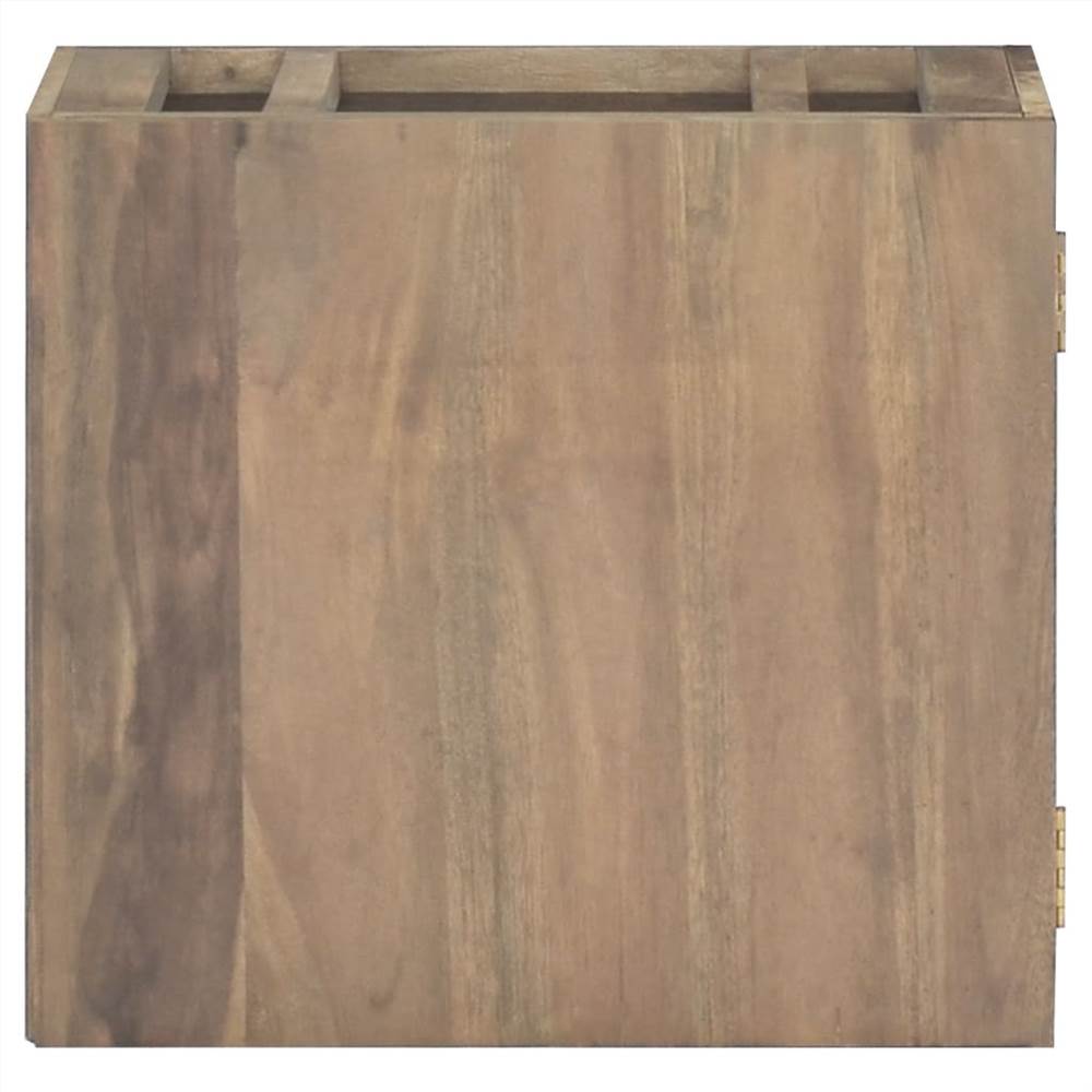 Wall-mounted Bathroom Cabinet 45x30x40 cm Solid Wood Teak