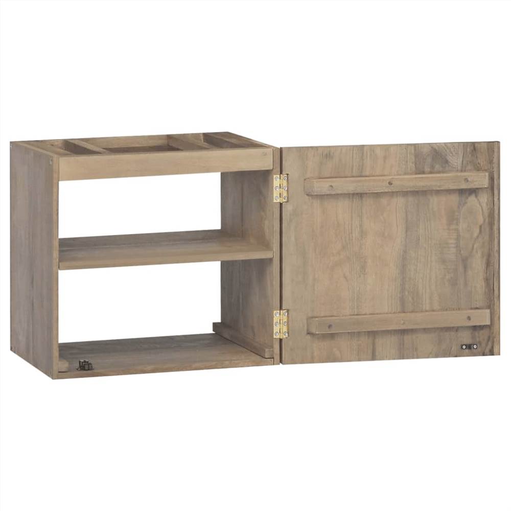 Wall-mounted Bathroom Cabinet 45x30x40 cm Solid Wood Teak