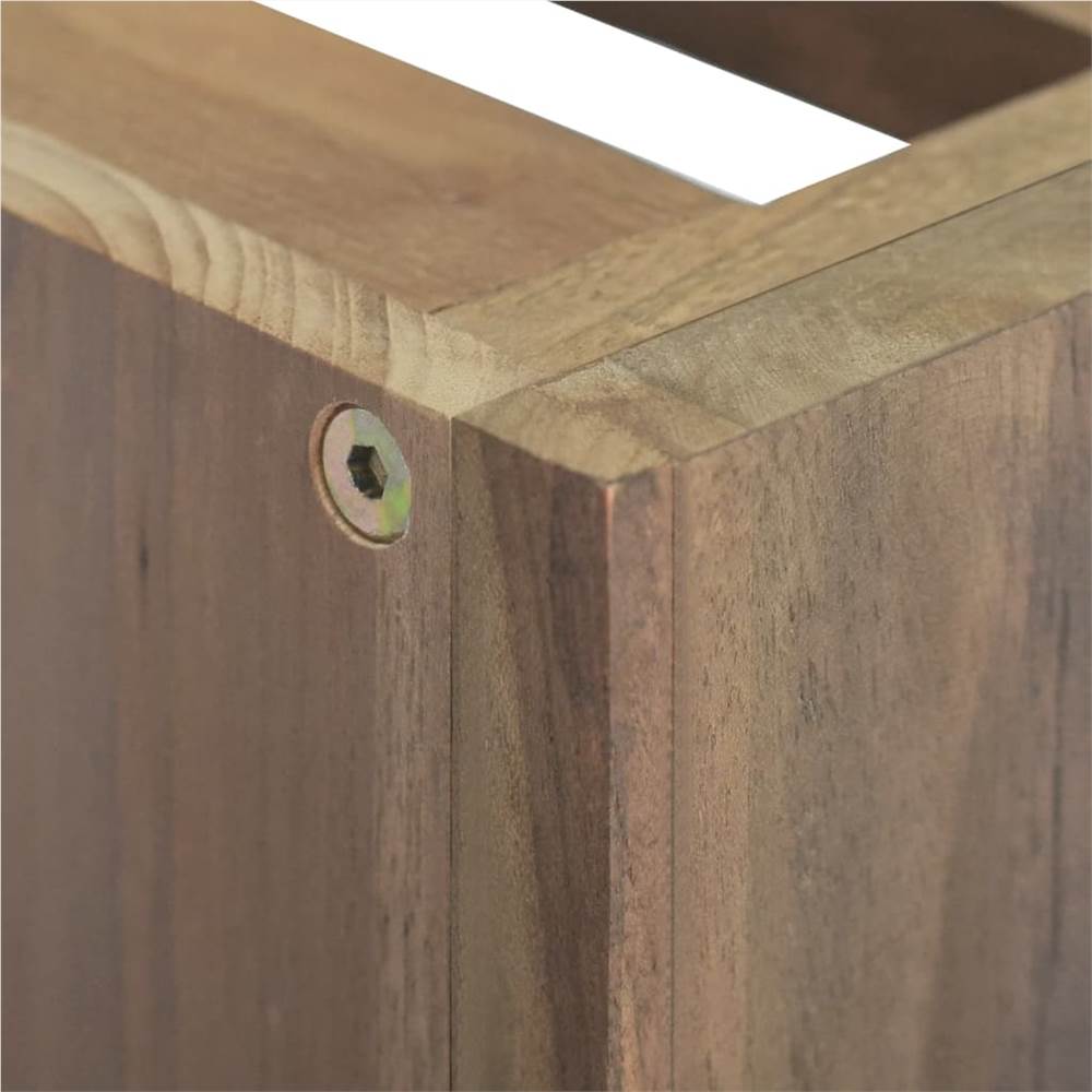 Wall-mounted Bathroom Cabinet 45x30x40 cm Solid Wood Teak