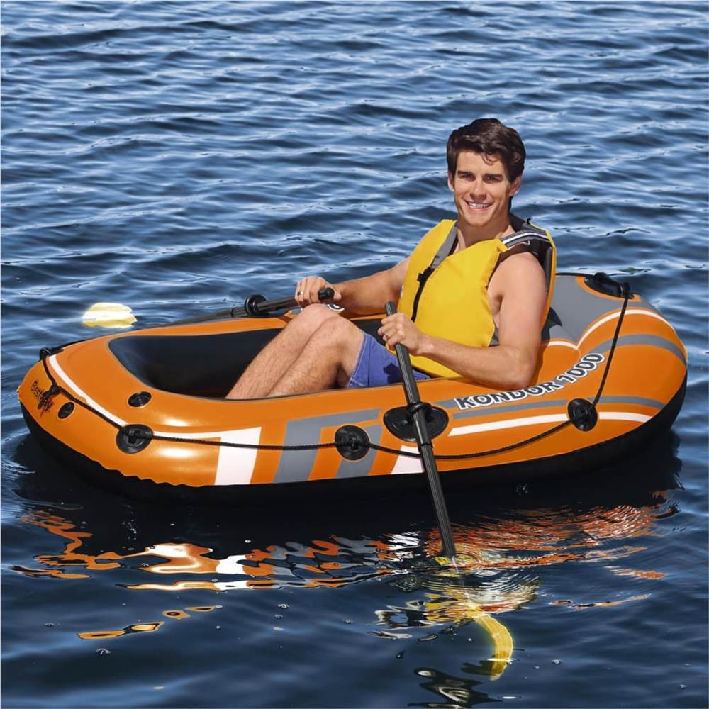 

Bestway Inflatable Boat Set Kondor 1000 Set 155x93 cm