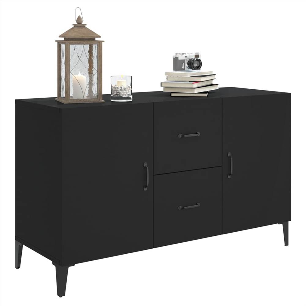 Sideboard Black 100x36x60 cm Engineered Wood