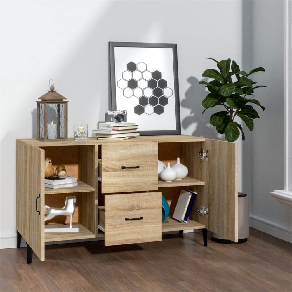 Sideboard Sonoma Oak 100x36x60 cm Engineered Wood