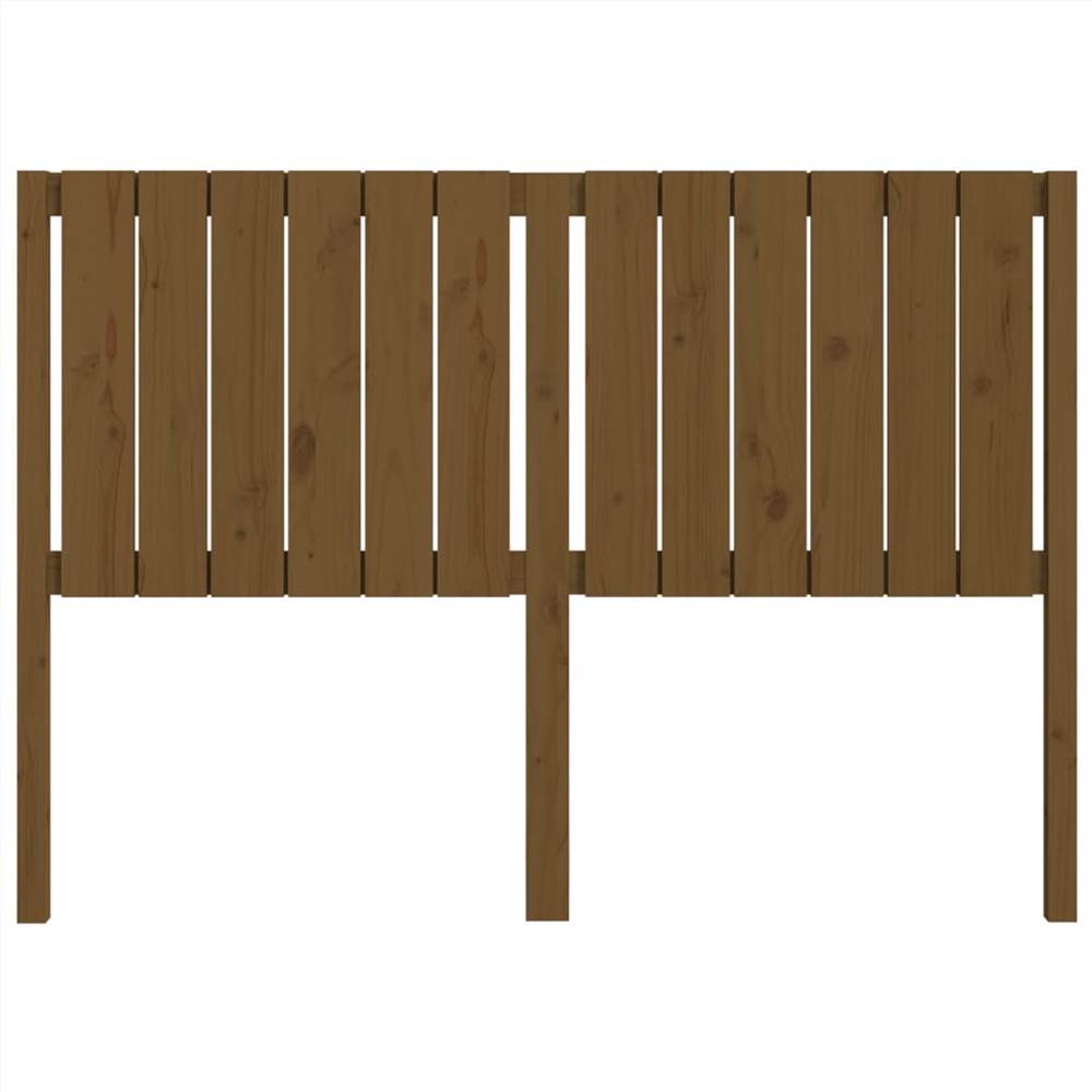 Bed Headboard Honey Brown 145.5x4x100 cm Solid Wood Pine