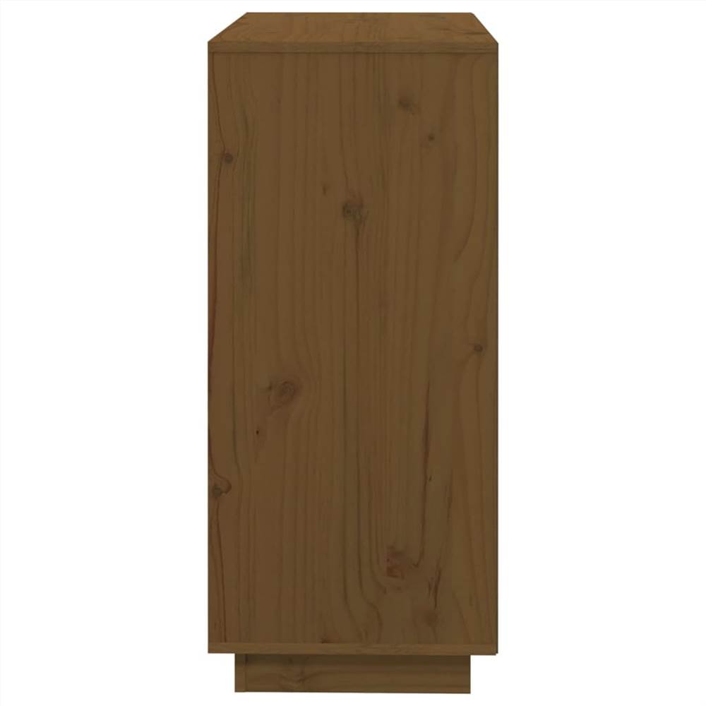Sideboard Honey Brown 74x35x80 cm Solid Wood Pine