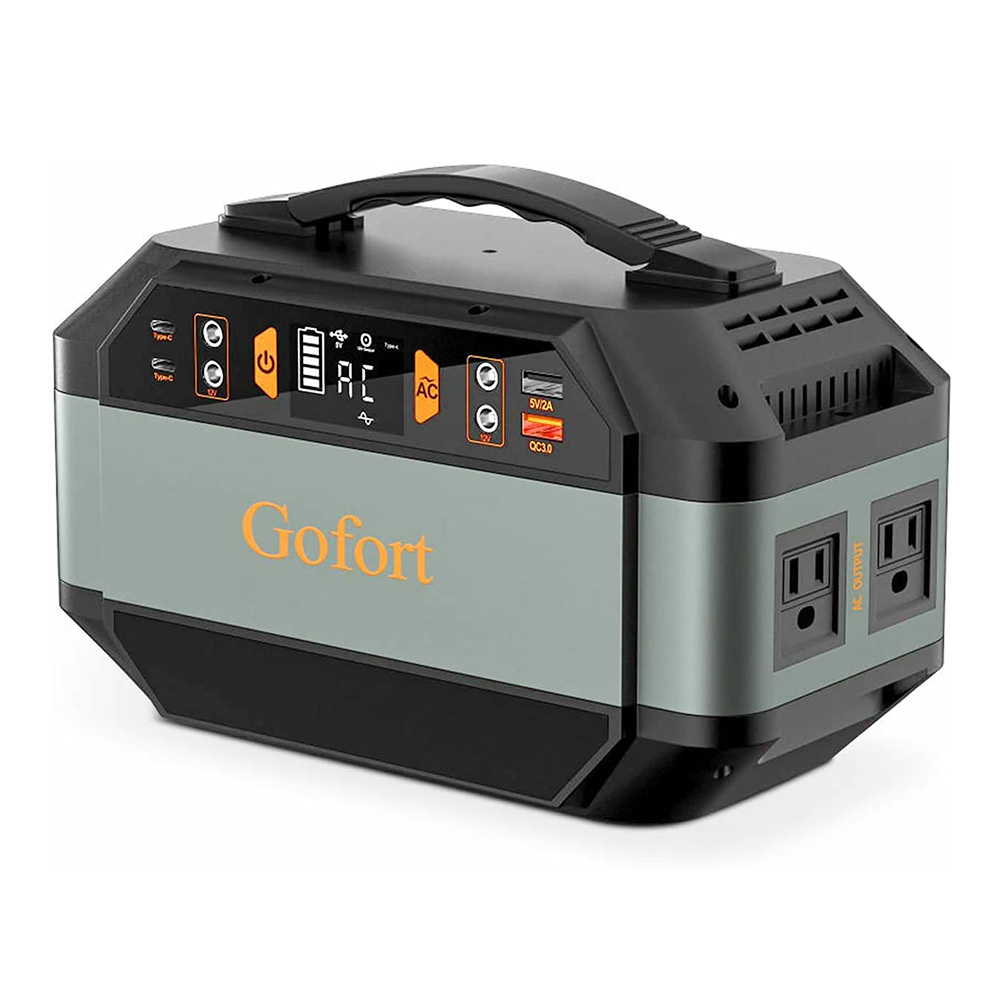 

Gofort P56 330W Portable Power Station, 299Wh/80850mAh Portable Solar Generator, 10 Outputs, Built-in MPPT Controller