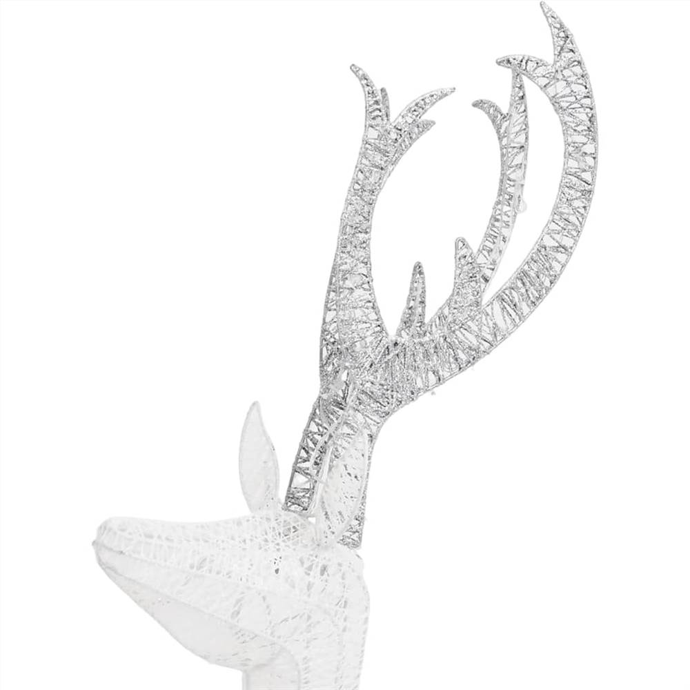 Reindeer Family Christmas Decoration Silver 201 LEDs