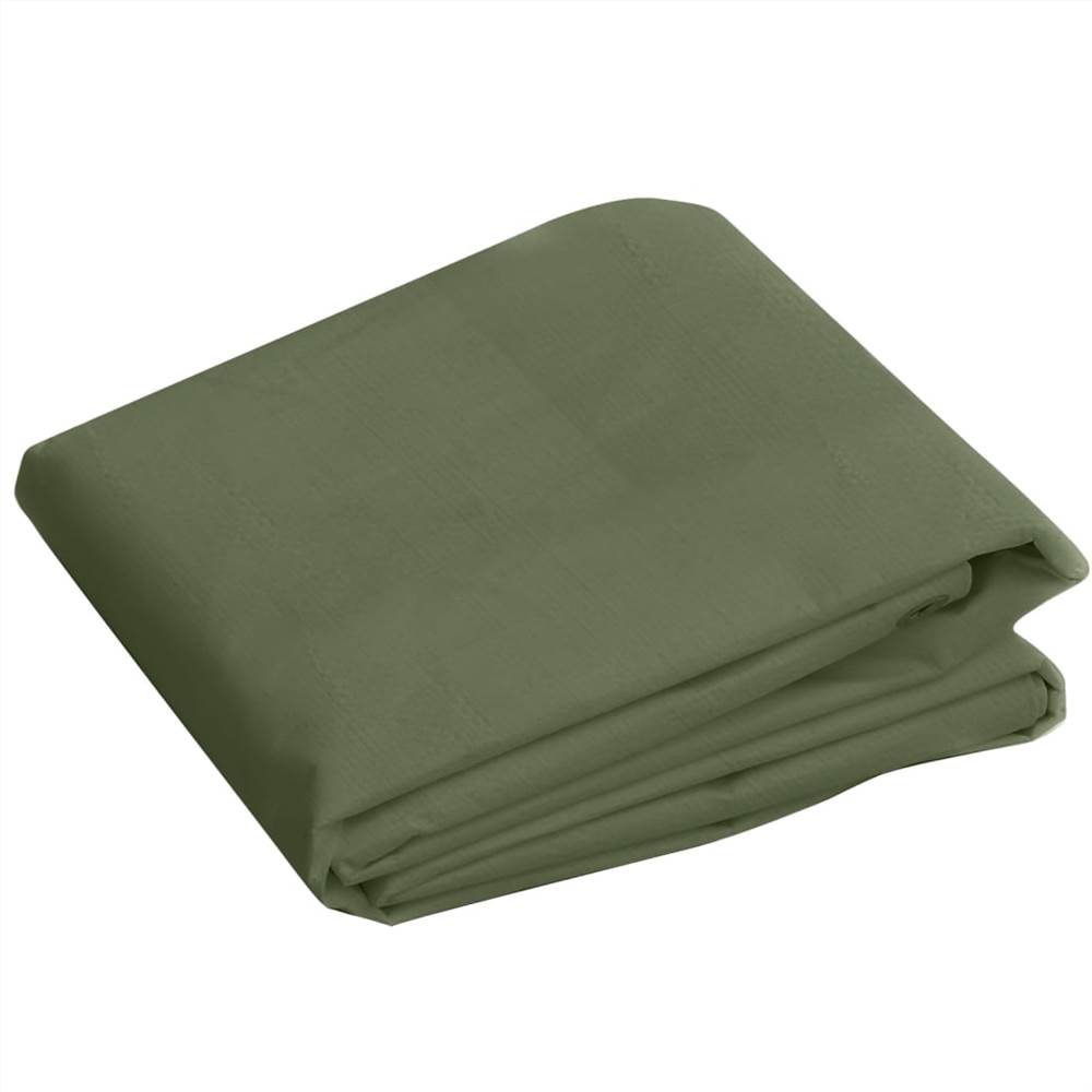 Tarpaulin 260 g/m² 4x4 m Green HDPE