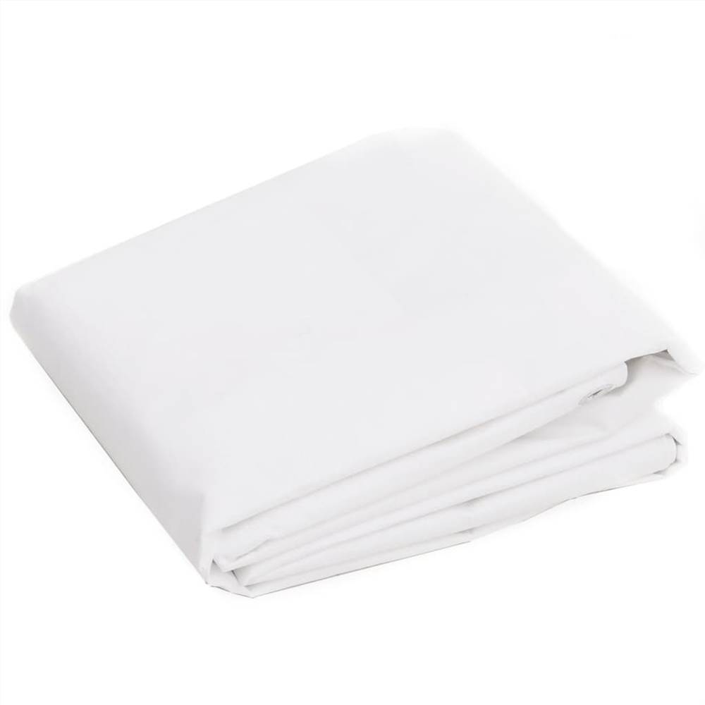 Tarpaulin 260 g/m² 6x10 m White HDPE