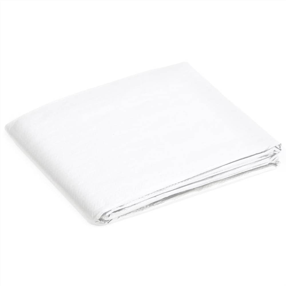 Tarpaulin 90 g/m² 3x5 m White HDPE