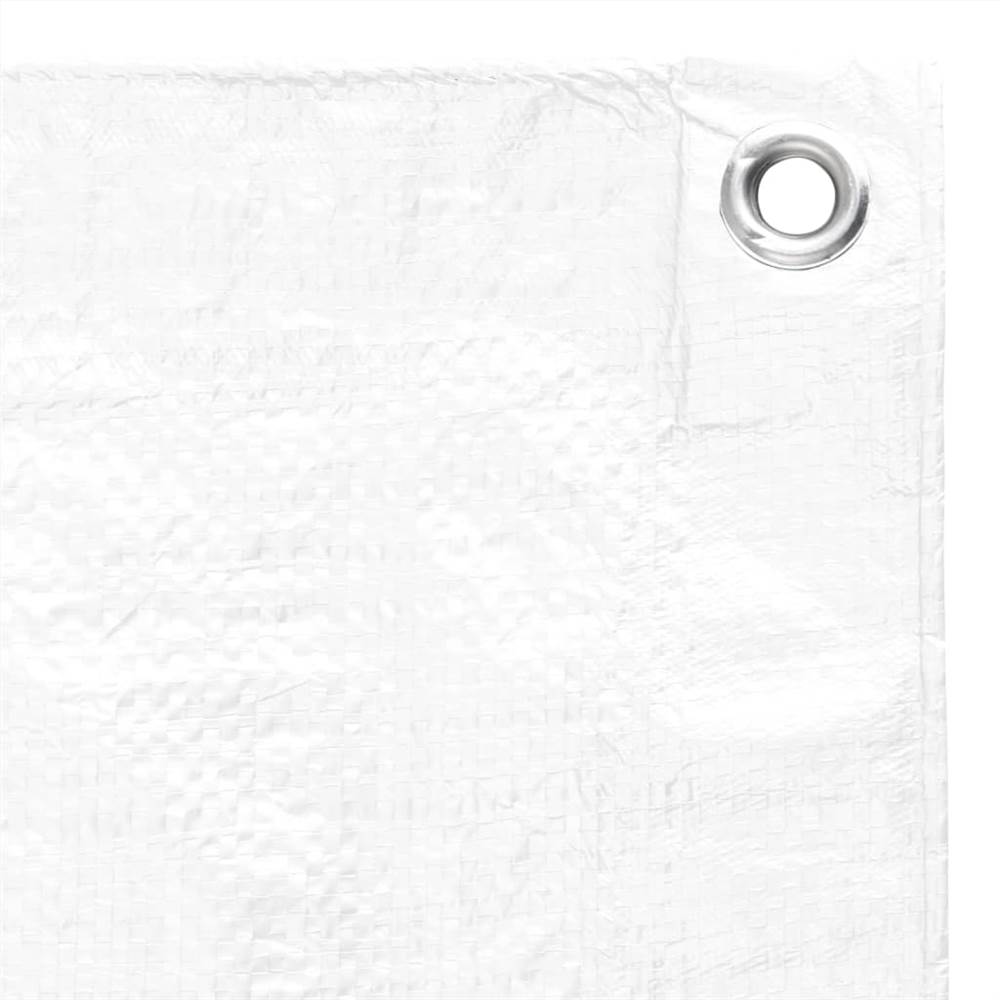 Tarpaulin 90 g/m² 3x5 m White HDPE
