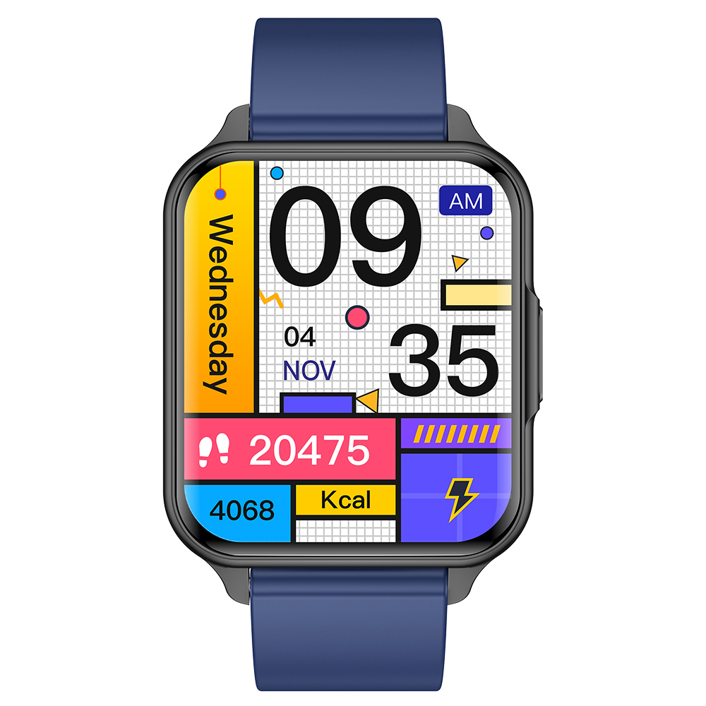 

Q26 Pro Smartwatch 1.83'' TFT Screen BT5.0 Sports Bracelet 24 Sports Modes Health Monitor 200mAh Battery - Blue