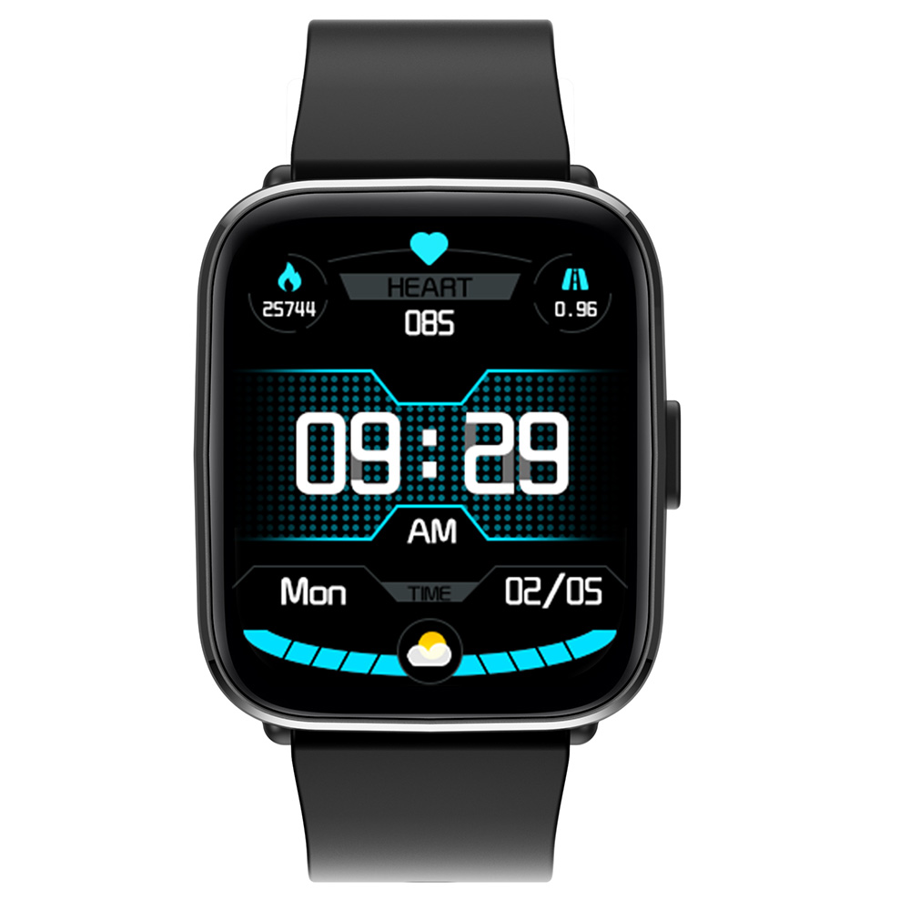 

SENBONO G12Pro Smartwatch Body Temperature Version 1.69'' Full Touch Screen BT5.1 Heart Rate, Blood Oxygen - Black