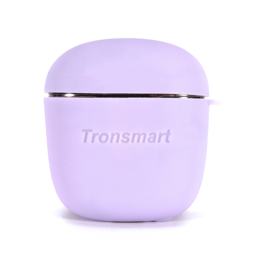 

Soft Silicone Case for Tronsmart Onyx Ace Pro TWS Headphones Protective Box Shell - Purple