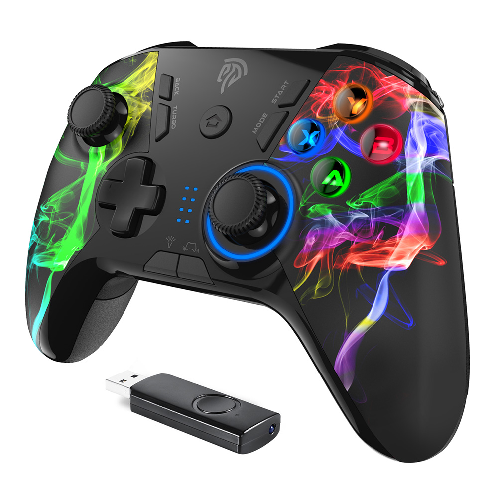 

EasySMX Arion9110 Wireless Game Contoller, 2.4G Gamepad for PS3, TV Box, Windows XP/10/7/8/8.1 - Multicoloured