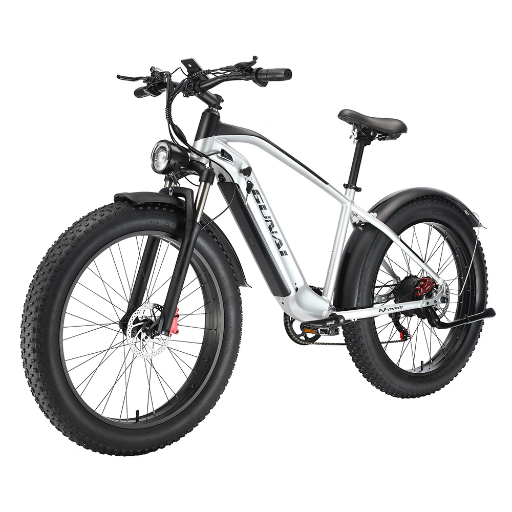 GUNAI MX05 26 4 0 Inch Fat Tire Electric Bike 1000W 19AH 45Km H Speed