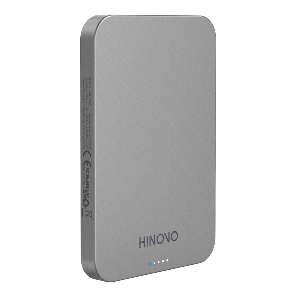 HINOVO MB1 5000 5000mAh Magnetic Wireless Power Bank Europe