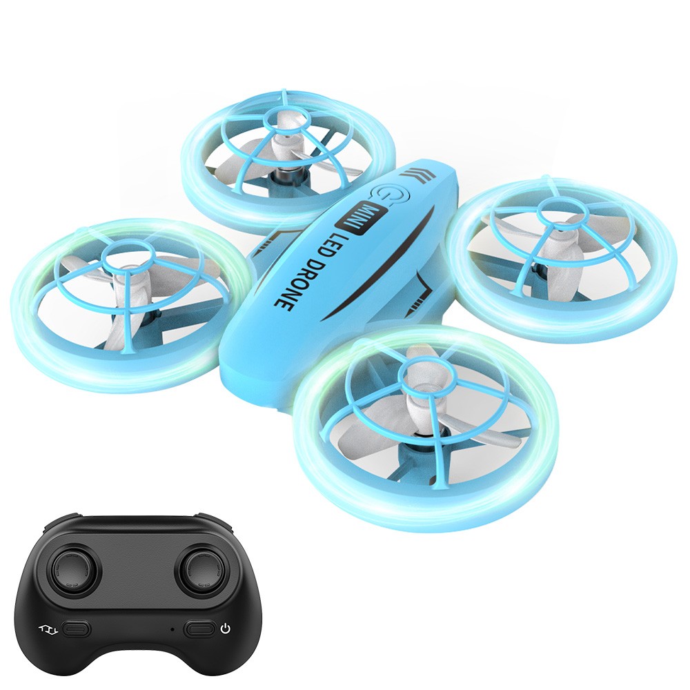 

ZLL SG300 2.4G RC Drone 6-7 min Flight Time One-key Take Off, Lights Switching, Headless Mode - Blue 2 Batteries