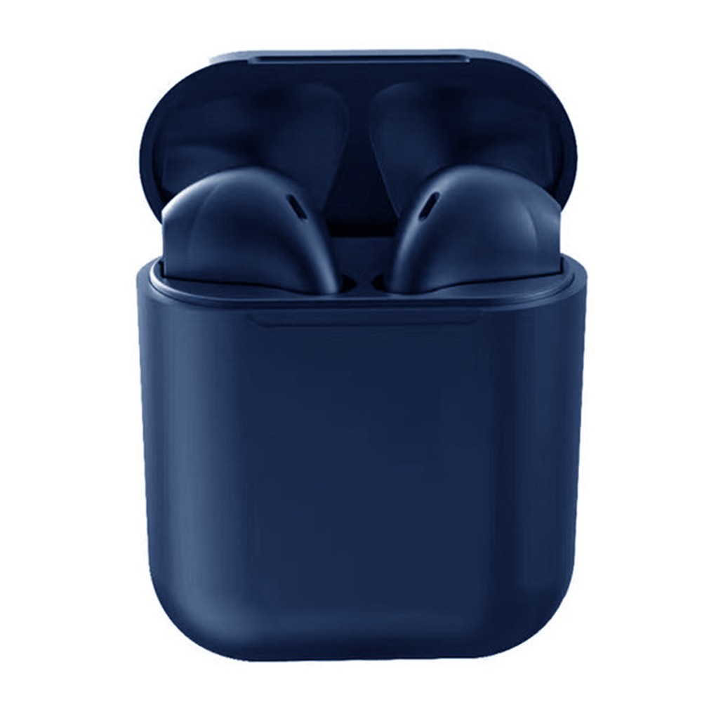 

I12 Macaron TWS Earbuds Bluetooth 5.0 Wireless Stereo Touch Sports Headphones - Deep Blue