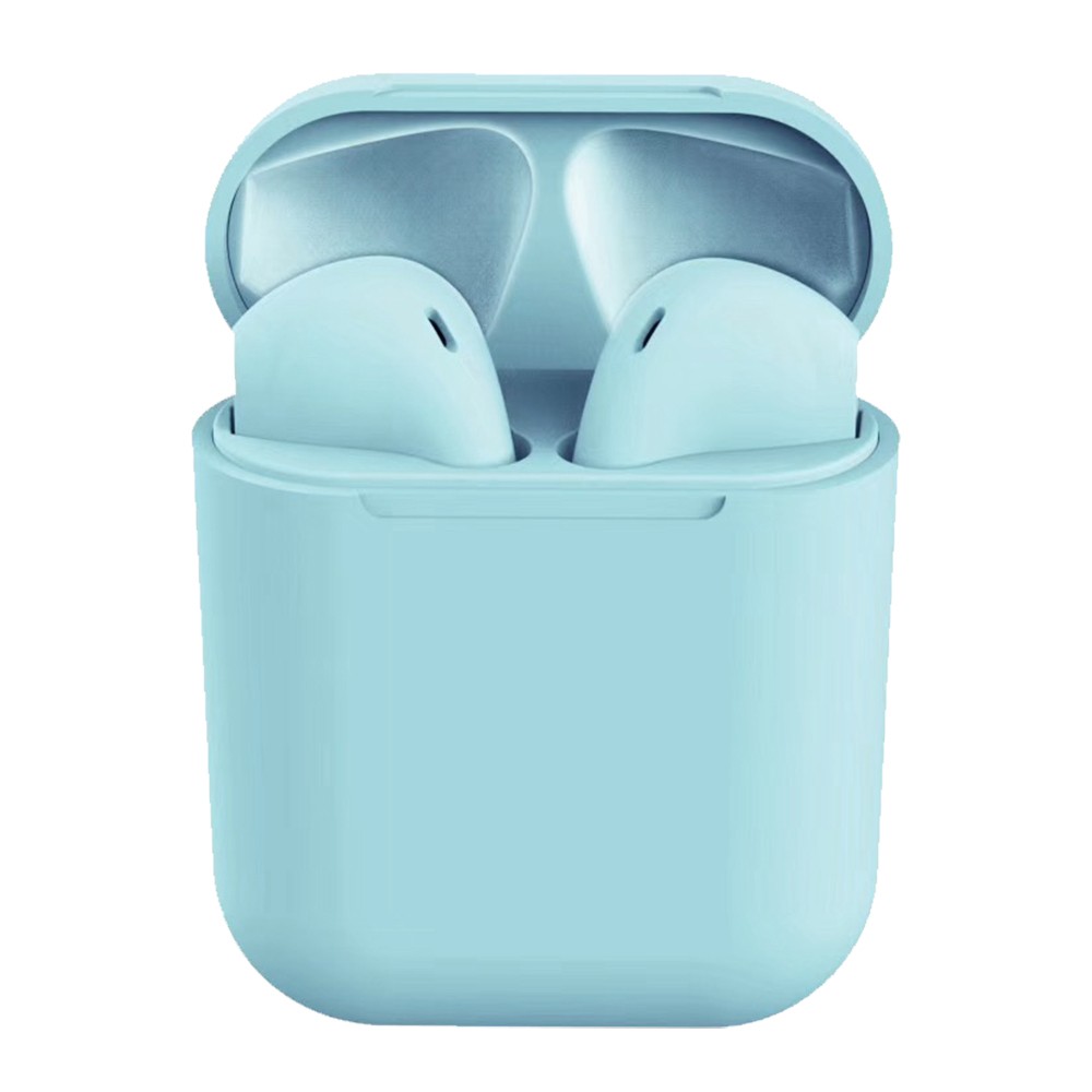 

I12 Macaron TWS Earbuds Bluetooth 5.0 Wireless Stereo Touch Sports Headphones - Light Blue, Multi color