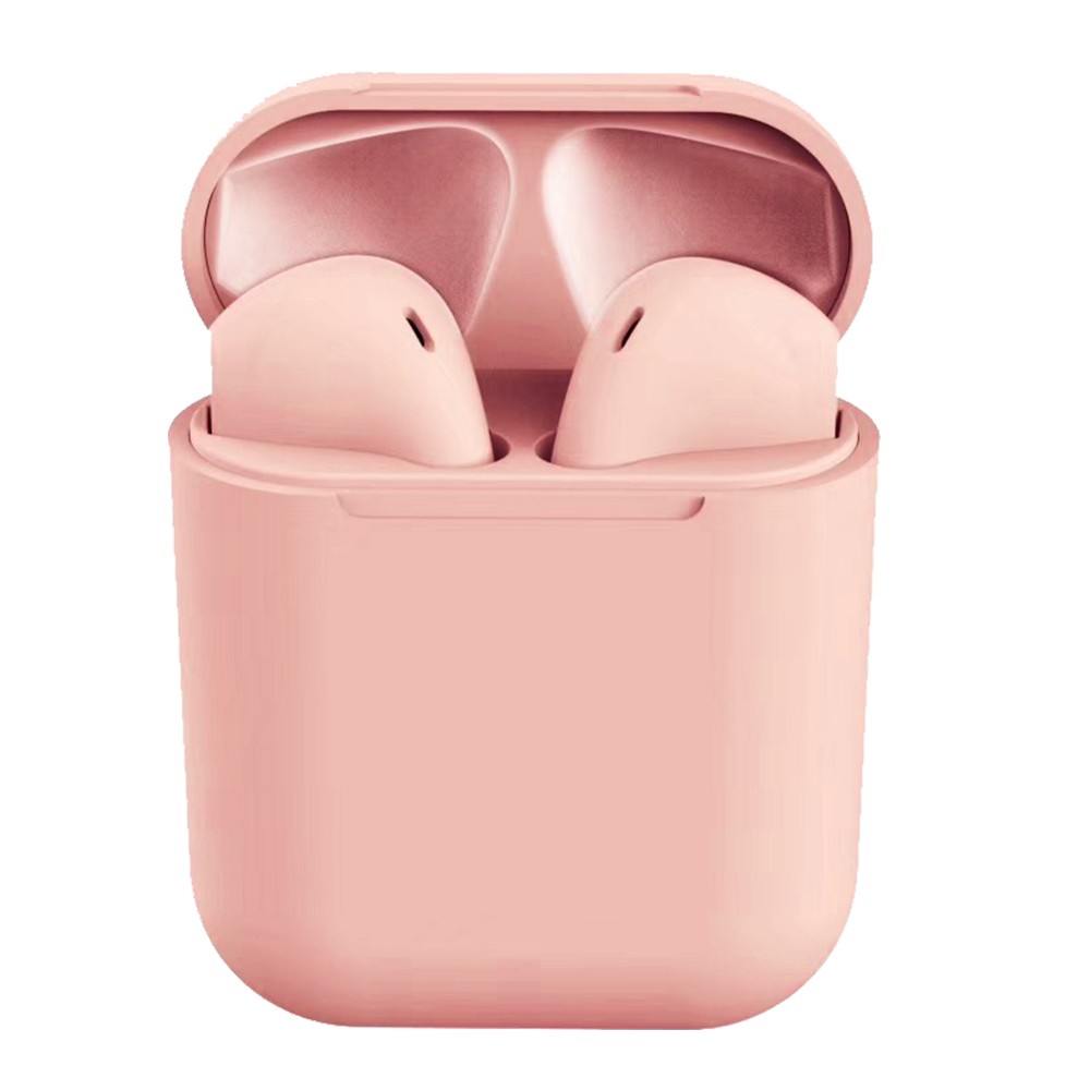 

I12 Macaron TWS Earbuds Bluetooth 5.0 Wireless Stereo Touch Sports Headphones - Pink, Mix color