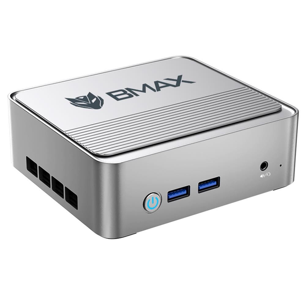 

BMAX B3 Mini PC, Intel 11th Gen N5095 Quad Core Up to 2.9GHz, 16GB DDR4 512GB SSD, 4K 60Hz HDMI 2.0x2, USB 3.0x4 Micro SD Card Slot, 3.5mm Audio 2.4/5GHz Dual Wi-Fi BT4.2 RJ45 1000Mbps Ethernet, Windows 11 Pro, Push-Pull Cover Design with VESA Mount