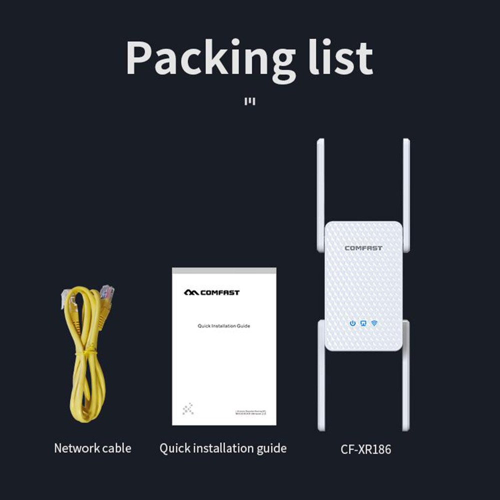 COMFAST CF XR186 WiFi Signal Amplifier EU