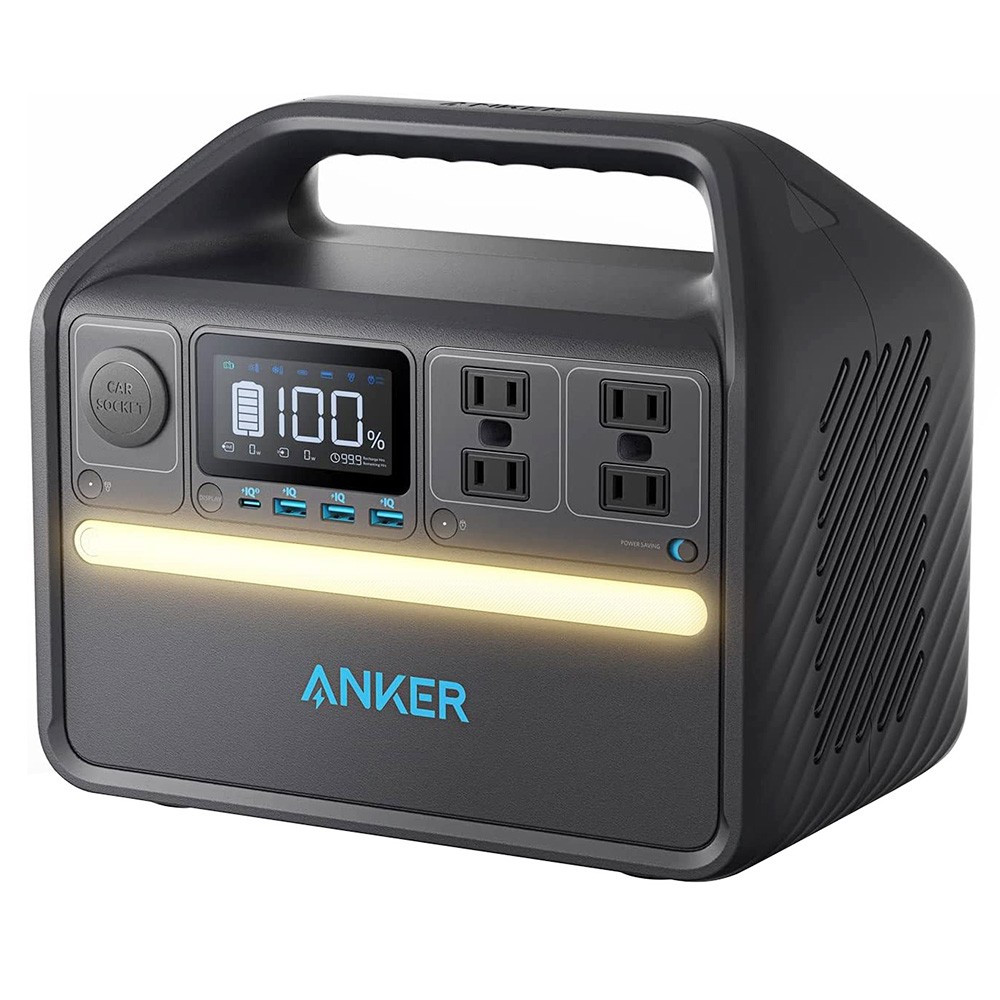 

Anker PowerHouse 535 500W Portable Power Station, 512Wh LiFePO4 Battery Solar Generator, 9 Outputs, Power Saving Mode, LED Light, Quick Recharge in 2.5 Hours, for Outdoor Camping, RV, Black