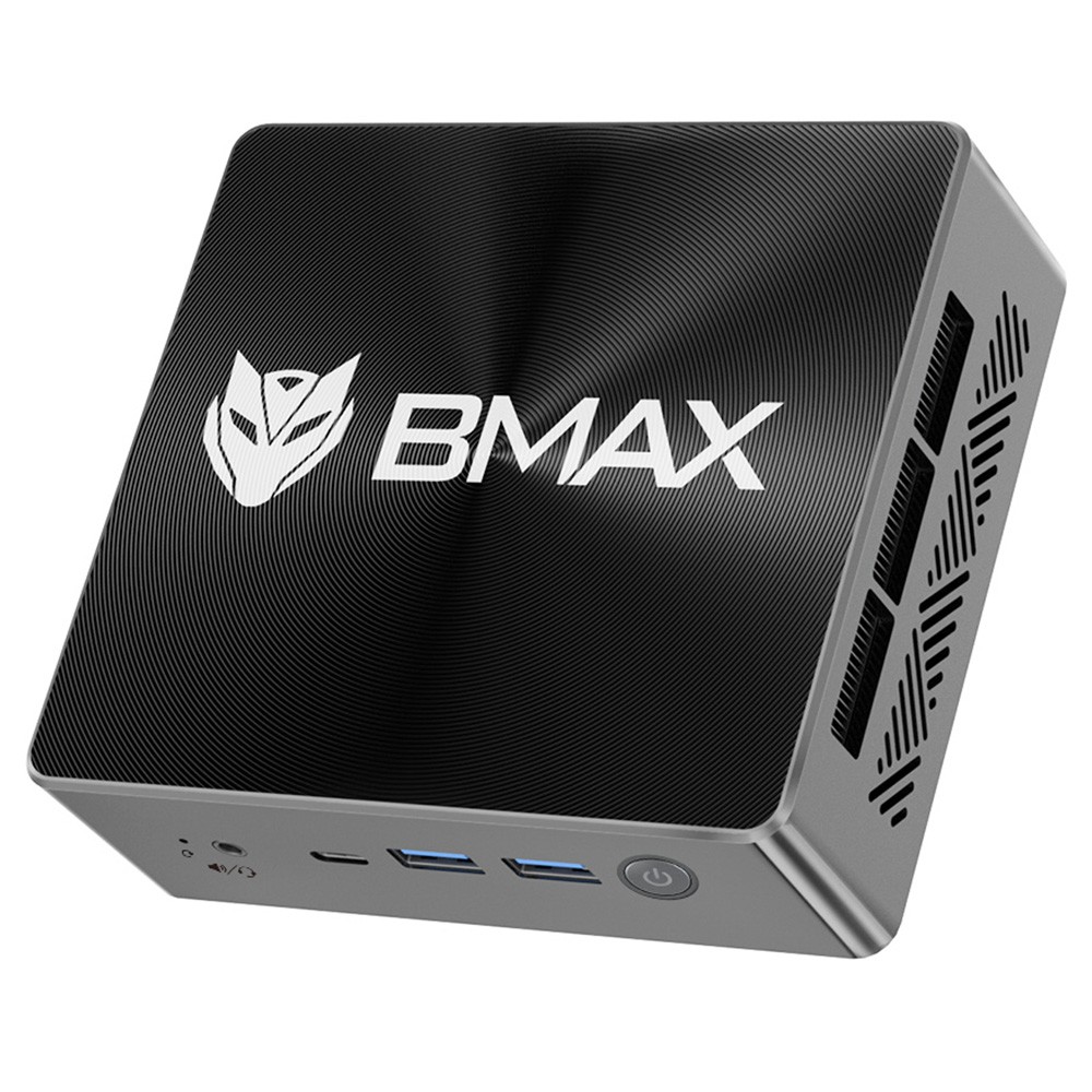 

BMAX B7 Power Mini PC, Intel Core i7-11390H 4 Cores up to 5.0GHz, 16GB DDR4 1TB SSD, 2xHDMI 2.0b Type-C 4K Triple Display, 2xUSB3.0 2xUSB2.0 1000Mbps LAN, WiFi 6 BT 5.2 3.5mm Audio, Windows 11 Pro - EU