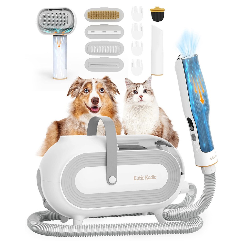 

Katio Kadio M2 Pet Grooming Vacuum Kit for Small Short Hair Dog(Grey)