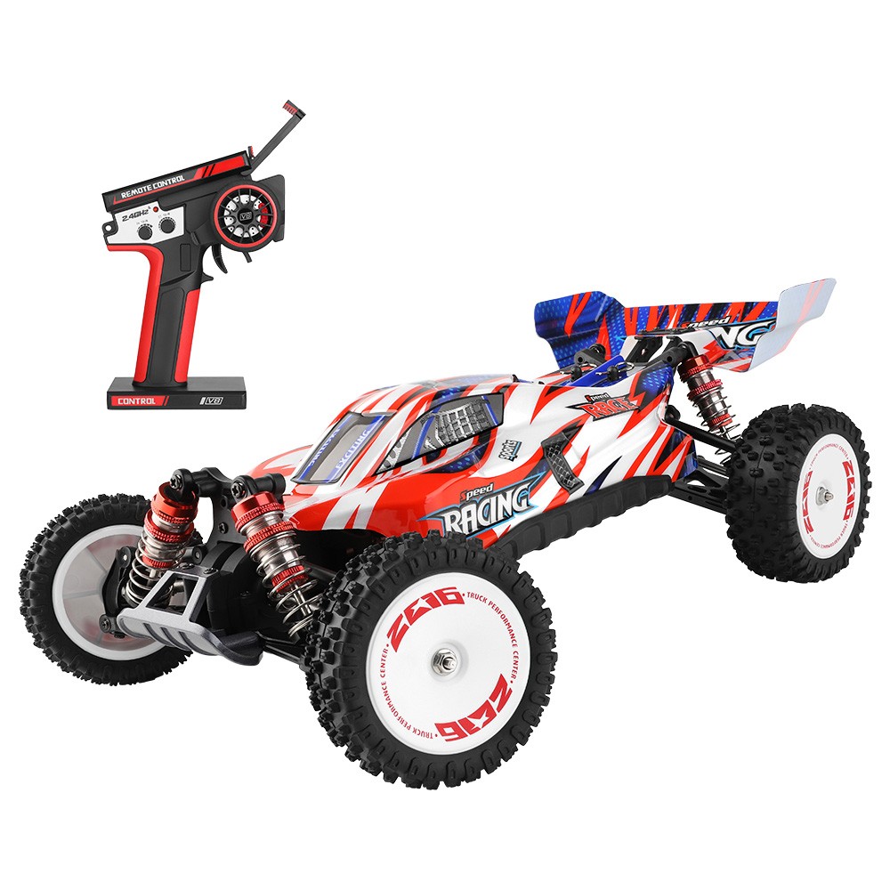 

WLtoys 124008 4WD 2.4G 60km/h High Speed Brushless Motor 1/12 RC Racing Car, Red