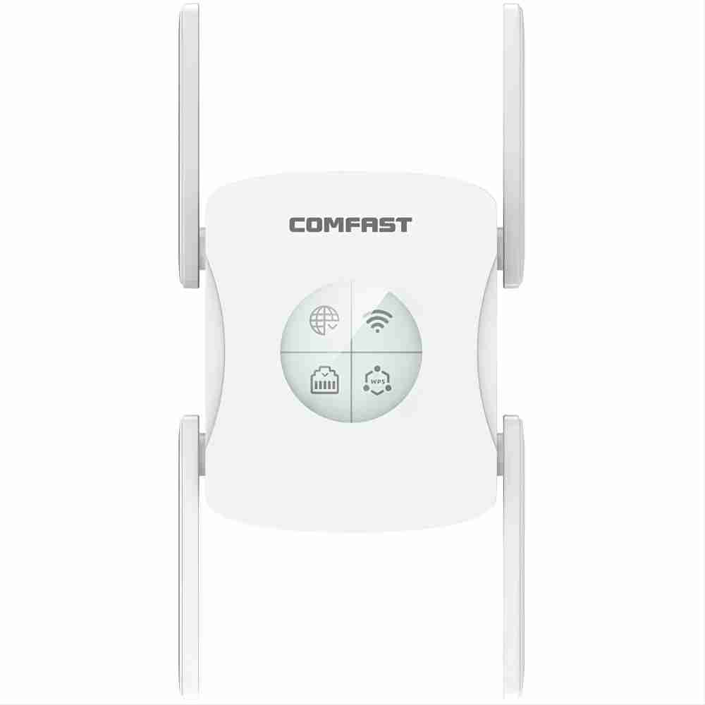 

COMFAST CF-XR183 Wireless Router Repeater up to 1200M 4*2dBi Antennas WiFi Signal Repeater, WiFi 6 - US