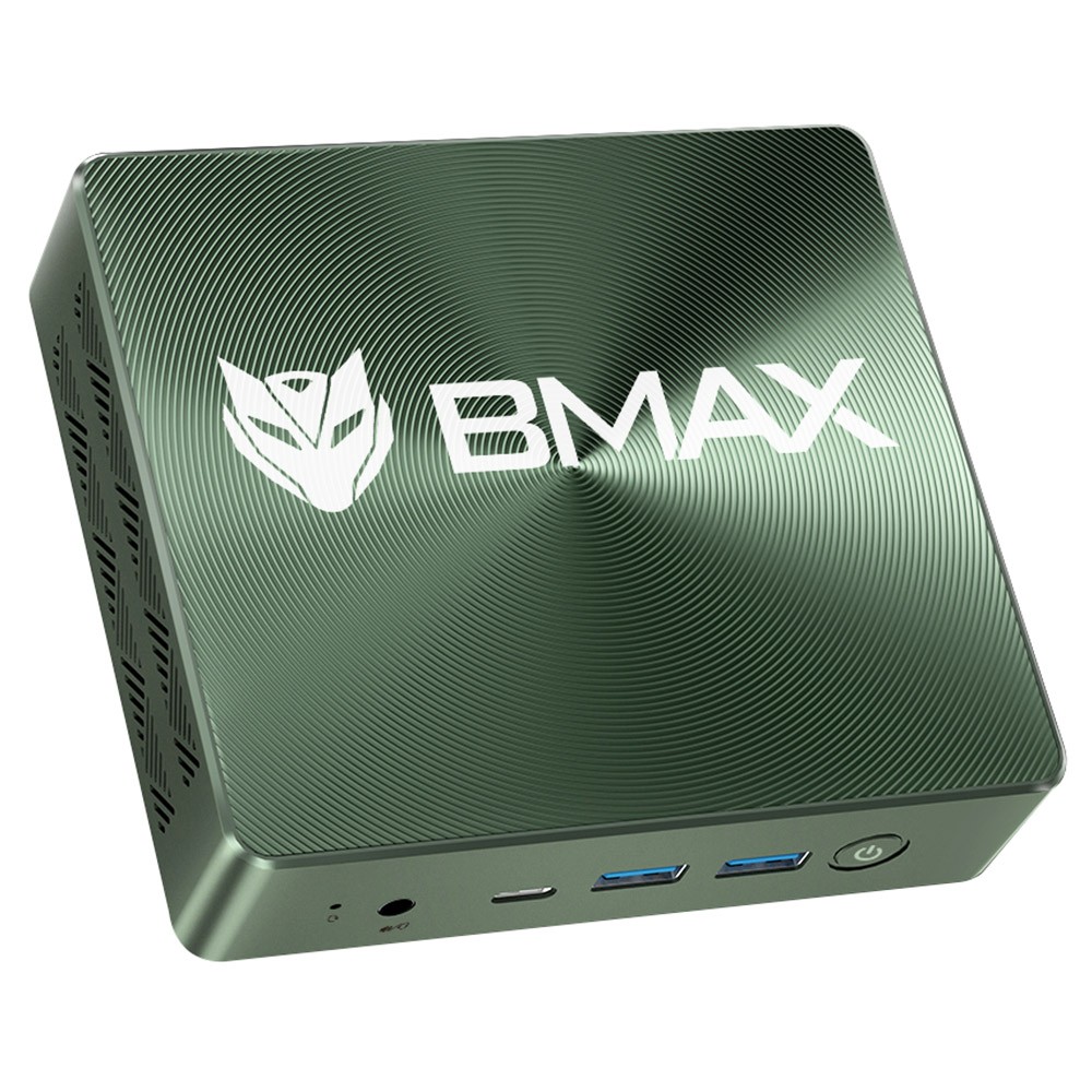 

BMAX B6 Plus Mini PC, Intel Core i3-1000NG4 up to 3.2GHz, 12GB LPDDR4 512GB SSD, 2xHDMI Full Feature Type-C 4K Triple Display, 3xUSB3.0 1000Mbps RJ45 LAN, Wi-Fi 5 BT 4.2 3.5mm Audio, Windows 11 Pro - EU