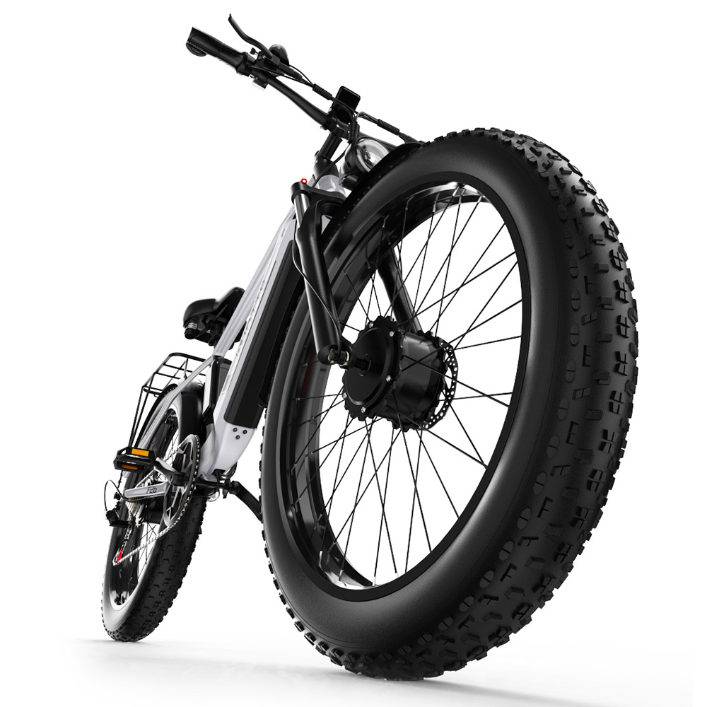 Duotts F Electric Bike Inch Km H Ah W Dual Motors Silver