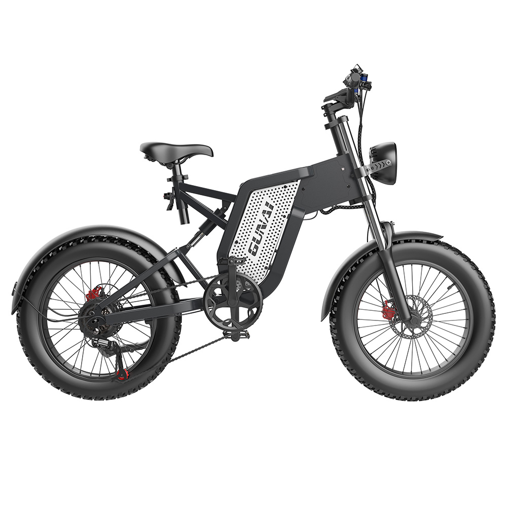 Gunai Mx Electric Bike Inch V Ah Km H W Motor Black