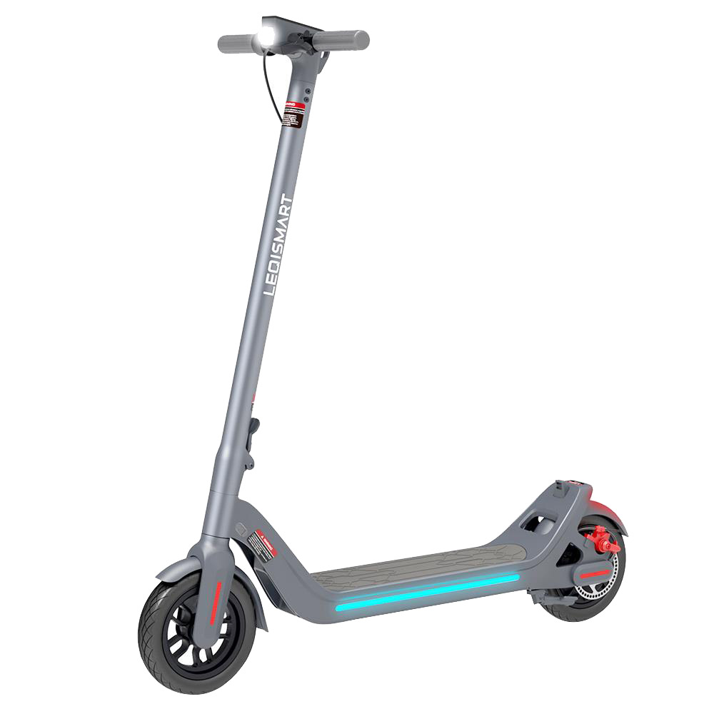

LEQISMART A8 Folding Electric Scooter 350W Motor 36V/10.4Ah Battery 9 Inch Tire - Grey