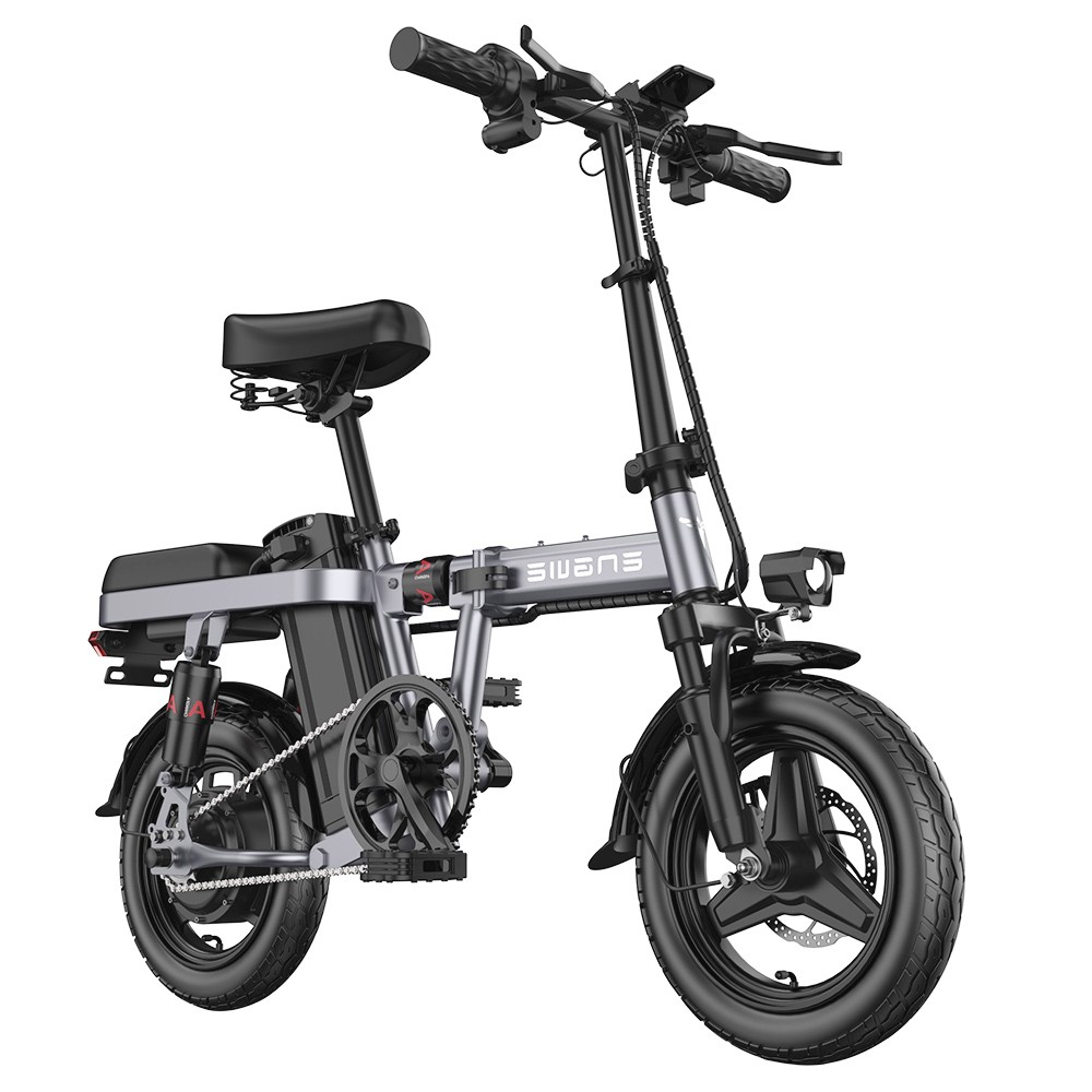 

ENGWE T14 Folding Electric Bicycle 14 inch Tire 250W Brushless Motor 48V 10Ah Battery 25km/h Max Speed - Grey
