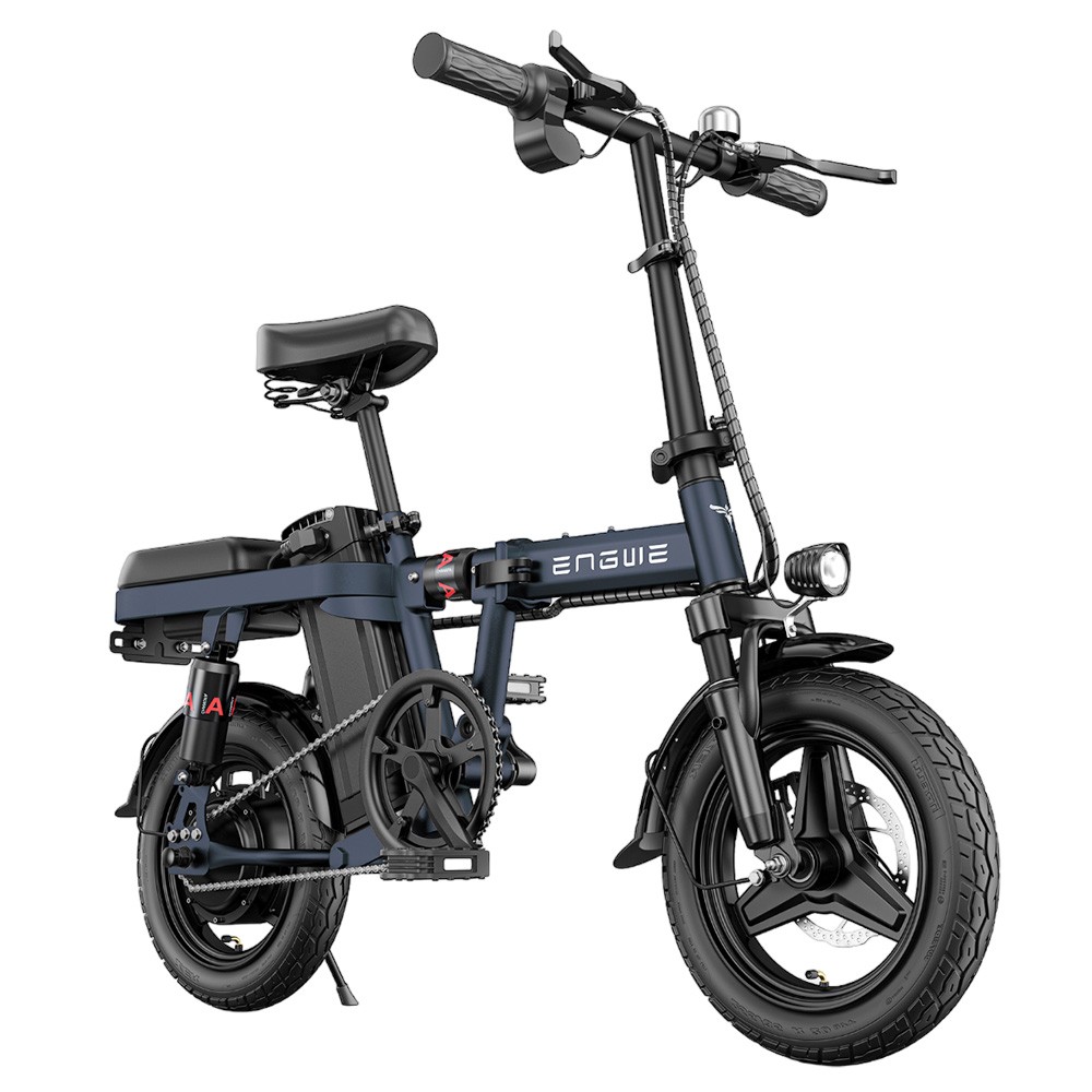 

ENGWE T14 Folding Electric Bicycle 14 inch Tire 250W Brushless Motor 48V 10Ah Battery 25km/h Max Speed - Blue