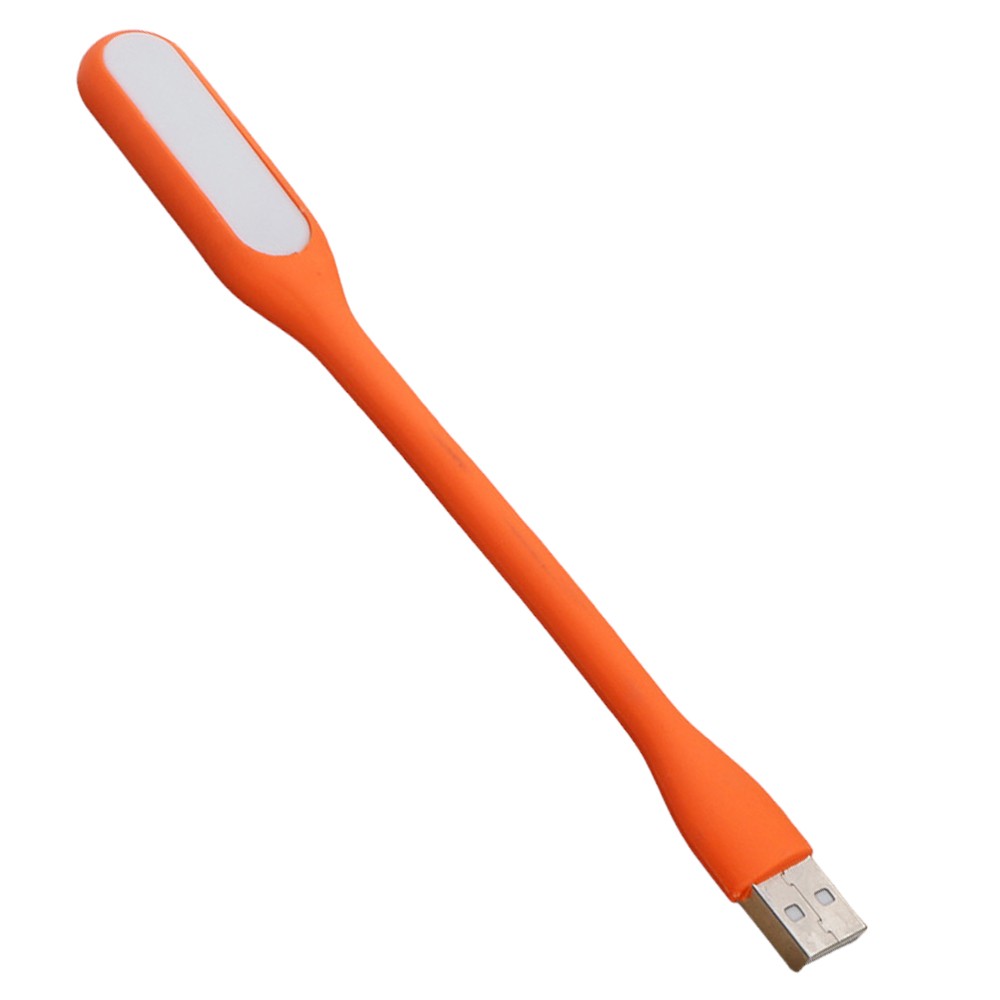

Portable USB LED Reading Light with Flexible Arm, Mini Night Lamp for Laptop, Desktop - Orange