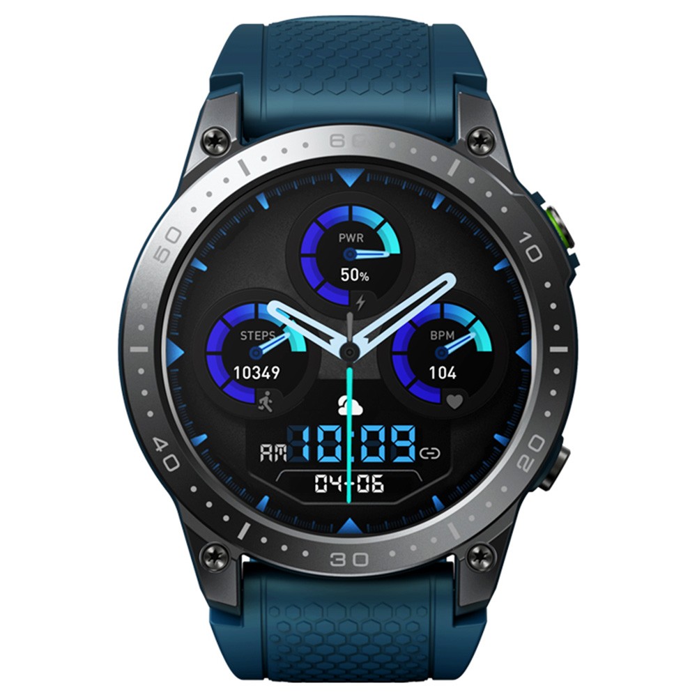 

Zeblaze Ares 3 Pro Voice Calling Smartwatch 1.43in Ultra HD AMOLED Display Heart Rate SpO2 Blood Pressure Monitor - Blue
