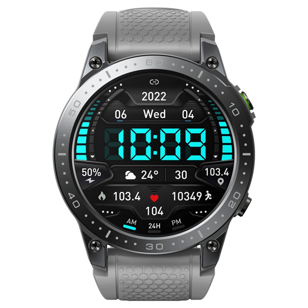 

Zeblaze Ares 3 Pro Voice Calling Smartwatch 1.43in Ultra HD AMOLED Display Heart Rate SpO2 Blood Pressure Monitor - Grey, Gray
