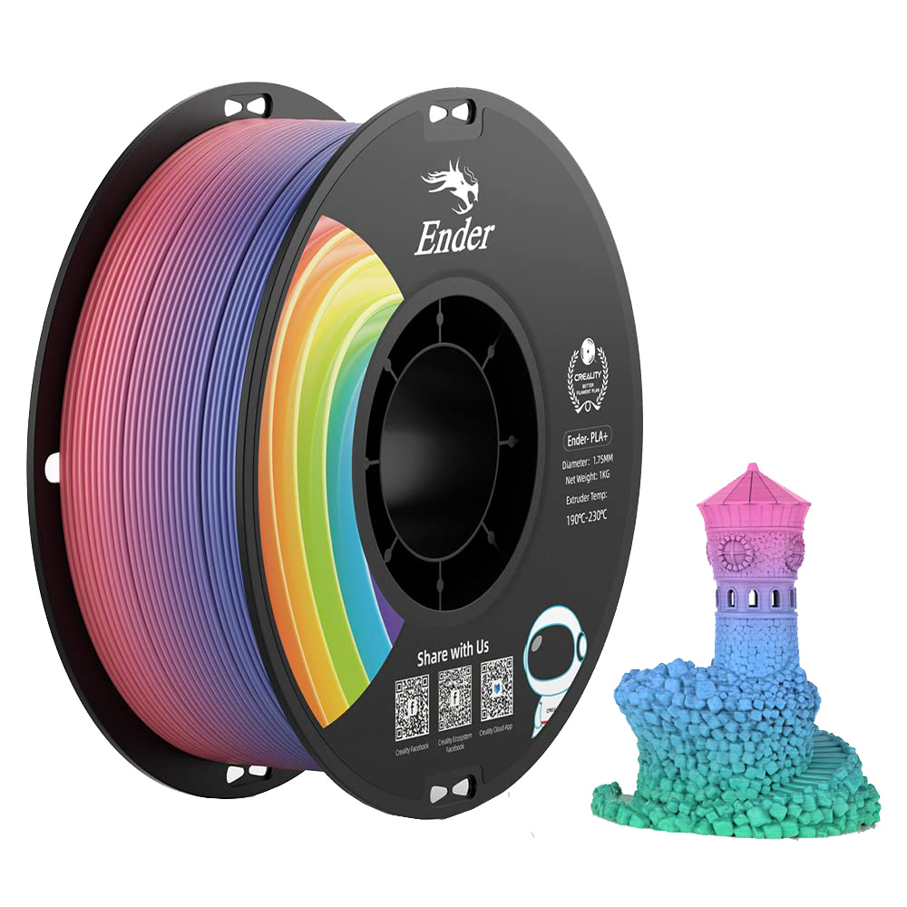 

Creality Ender-PLA Pro (PLA+) Filament - Rainbow