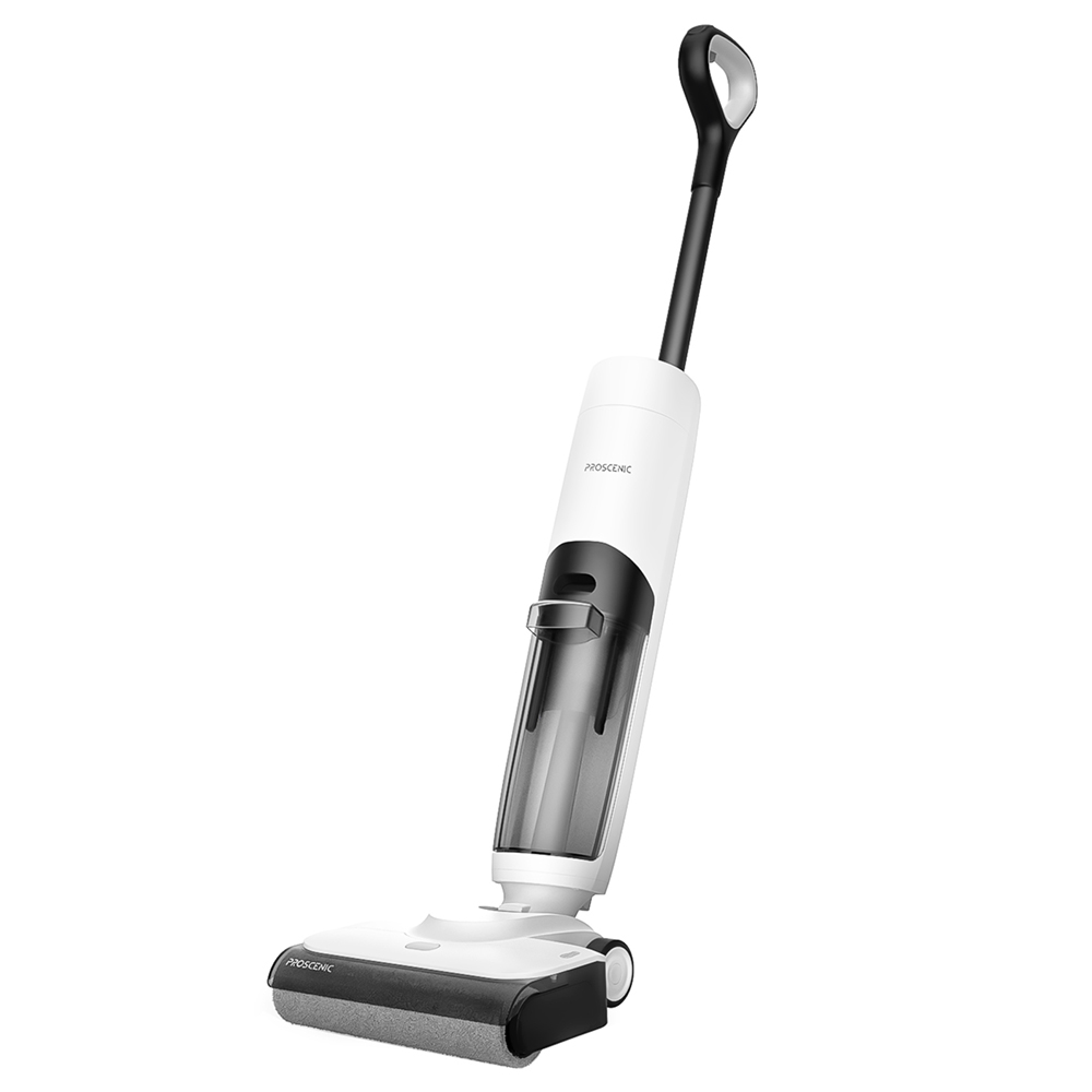 

Proscenic F10 Cordless Wet Dry Vacuum Cleaner, Self-Cleaning, Self-Drying, 650ml Water Tank, Max 30min Runtime, 2500mAh Battery, LED Display, Voice Control