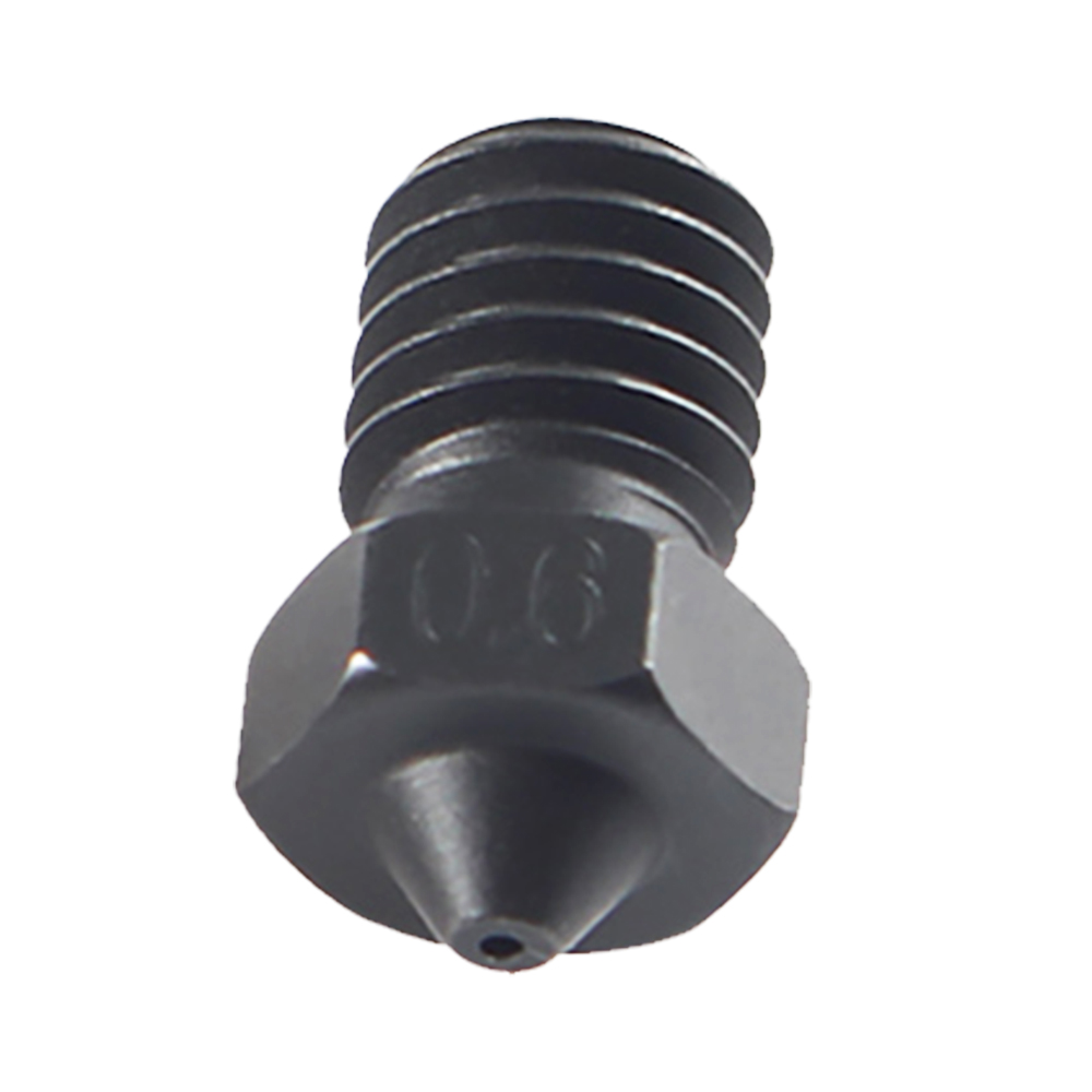 

FYSETC E3D V6 0.6mm Tungsten Carbide Nozzle for VORON2.4/Trident/MK3S 3D Printer