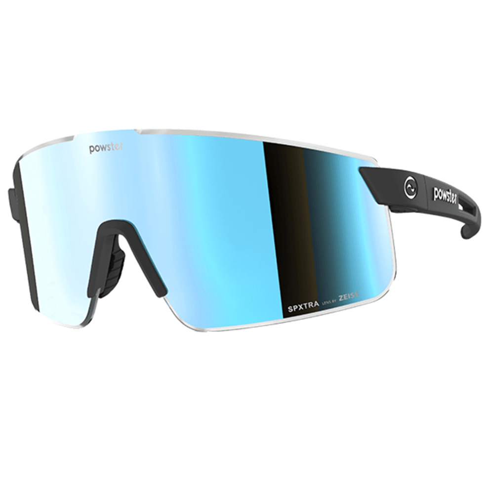 

Powster Phantom Cycling Glasses Zeiss SPXTRA Lenses - Light Blue, Black Frame