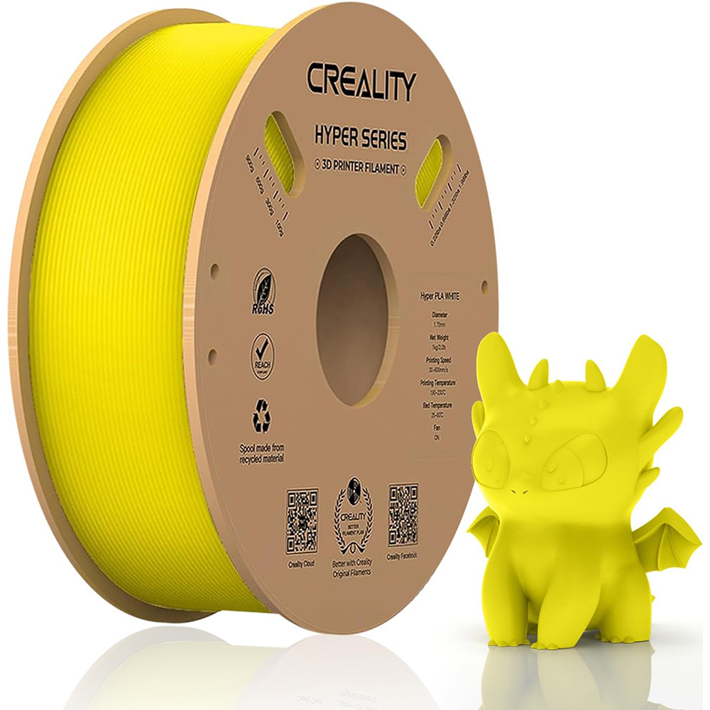 

Creality Hyper-PLA Filament 1kg - Yellow
