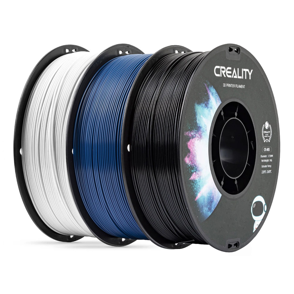 

3kg Creality CR-ABS Filament - (1kg Black + 1kg White + 1kg Blue)